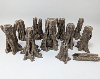 dnd Forest Trees Enchanted Ancient Mystical Sacred Haunted Woods Tree Set RPG D&D Dungeons and Dragons Pathfinder RPG Games