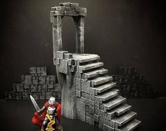dnd Ancient Portal 28mm Tabletop Scatter Terrain Miniatures RPG  D&D Dungeons and Dragons