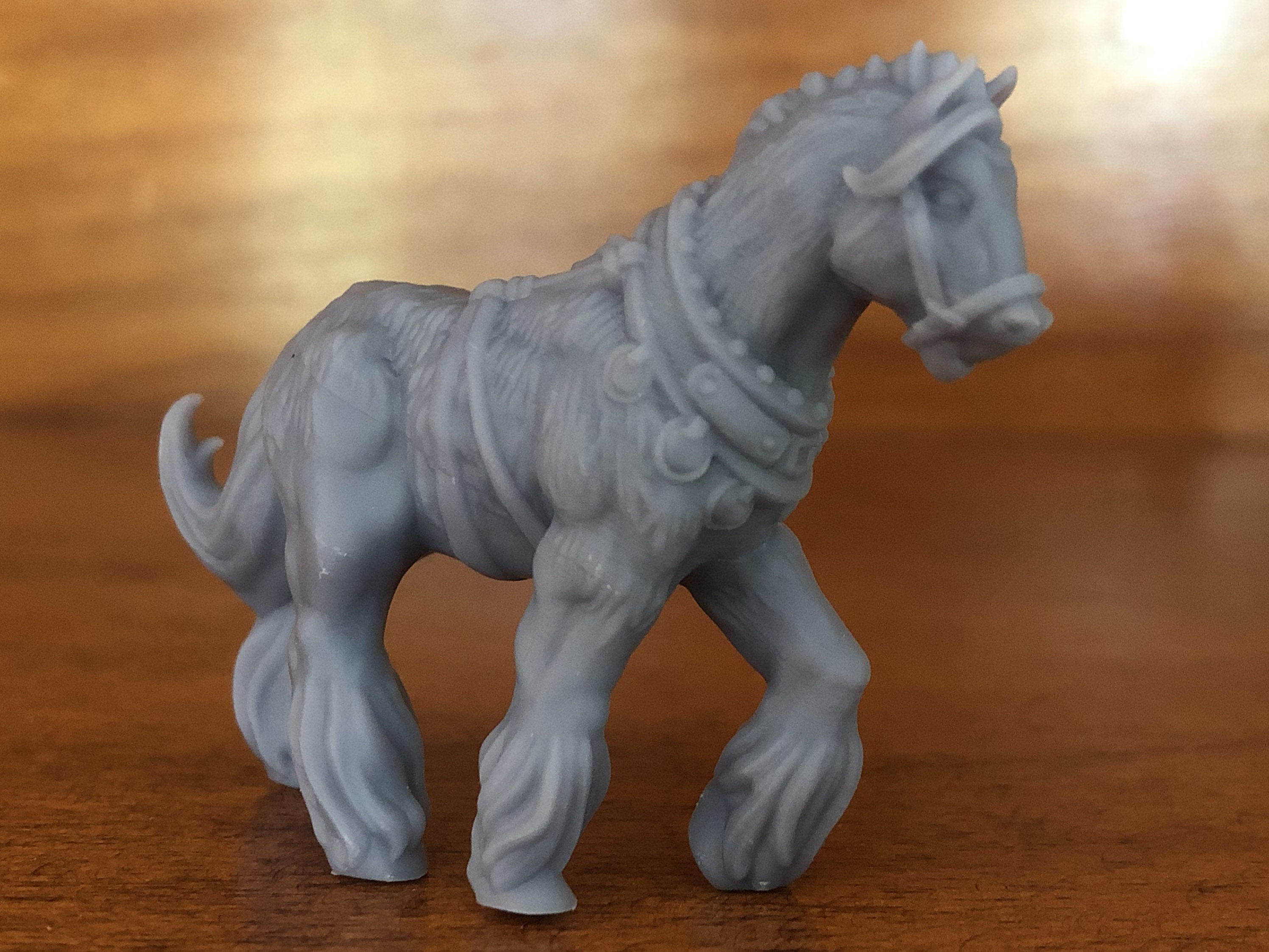 Dnd Draft Horse Miniature Tabletop Miniature RPG Warhammer | Etsy