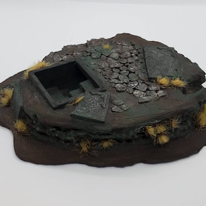 dnd Shattered Tomb Burial Chamber Crypt Mausoleum Catacomb Tabletop Scatter Terrain RPG Pathfinder D&D Dungeons and Dragons