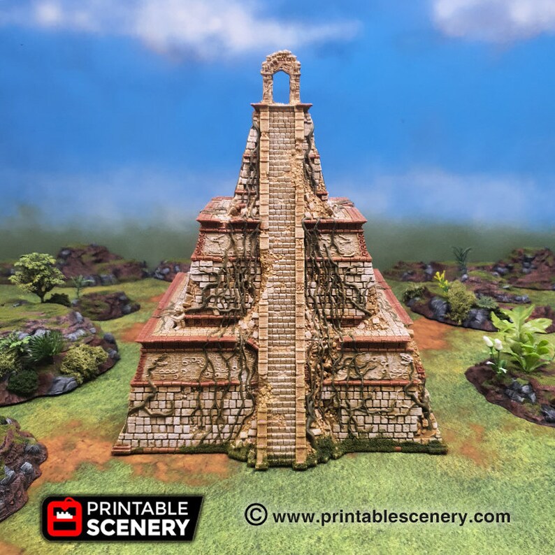 Dnd Ruined Aspect of the Gods Pyramid Aztec Ruins Stargate Tabletop ...