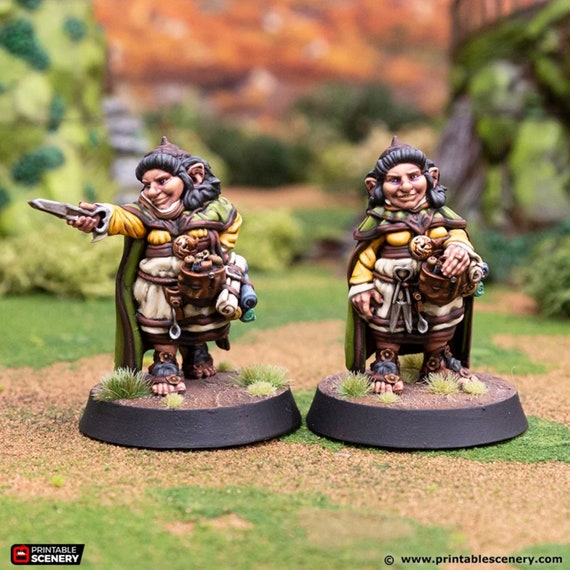 Buste Miniature Halfing/Hobbit Zombie "Rising" - Pour Jeu Ou Peinture - Échelle ? (Marque TT Miniature P35) - Occasion