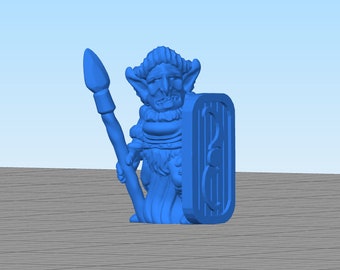 Goblin Warrior 28mm RESIN Miniature Goblin Army Fantasy Tabletop Wargaming RPG  D&D Terrain