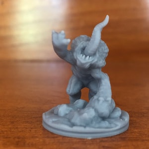 dnd Alien Brain Dog Extraterrestrial Canine Pet Creature-  Aliens Miniature RPG  D&D Pathfinder Dungeons and Dragons