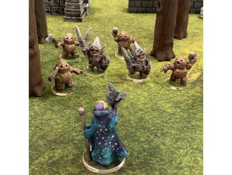 dnd Armies of the Earthenkind Set of 2 STALAGKNIGHTS 28mm earth elemental Tabletop Scatter Miniatures RPG Warhammer D/&D Dungeons and Dragons