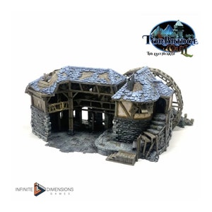 Dnd Lumbermill Saw Mill Logging Camp Medieval Tabletop Scatter Terrain ...