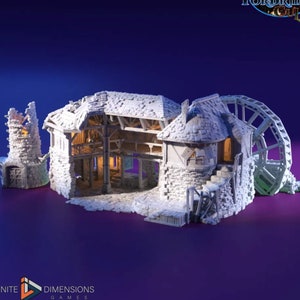 Dnd Lumbermill Saw Mill Logging Camp Medieval Tabletop Scatter Terrain ...