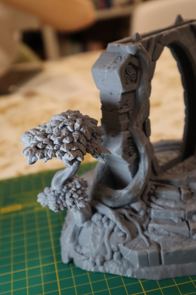 dnd Animated Magic Portal Enchanted Glen Insert PHONE FOUR Video Effects Tabletop Scatter Terrain RPG Pathfinder D&D Dungeons and Dragons image 6