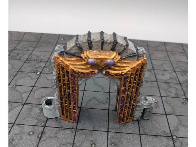 dnd Spider Archway Underdark Evil Tabletop Terrain Miniature D&D Dungeons and Dragons Wargaming RPG Games image 6