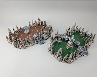 dnd  Stalagmite Cavern Crossing- 28mm Tabletop Scatter Terrain Miniature RPG  D&D  Dungeons and Dragons Wargaming RPG Games