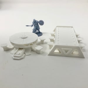 dnd Sci-Fi Tables for Common Area Space Ship Star Wars Legion Alien - 28mm Scatter Terrain Miniature RPG  D&D Dungeons and Dragons
