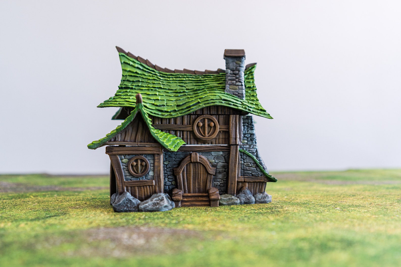 Dnd Home of Redwood House Home Gnome Druid Fantasy Forest Etsy
