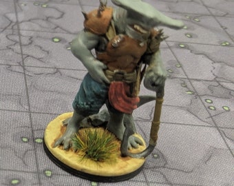 dnd Hammerhead Sharkman Shark Wereshark Dungeons and Dragons d and d miniatures RPG Games | 28mm Miniature Resin