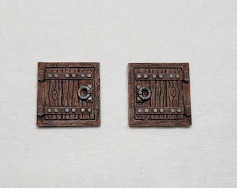 dnd Trap Door Set- Floor Hatch Hidden Entrance Secret Passage Tabletop Scatter Terrain RPG Pathfinder Heroquest HQ4 D&D Dungeons and Dragons