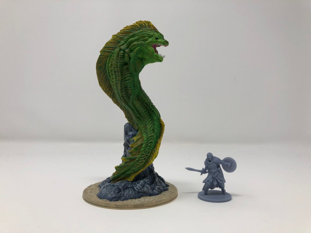 Dnd Giant Eel Wyrm Sea Serpent Underwater Creature Predator Tabletop