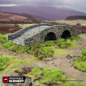 dnd Stone Bridge from Hagglethorn Waterway Crossing Tabletop Village Scatter Terrain RPG  D&D Pathfinder Dungeons and Dragons