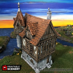 dnd Governor&#39;s Mansion  Lost Islands Port Winterdale Scatter Terrain RPG  D&D Dungeons and Dragons