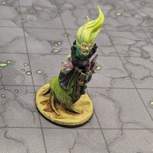 dnd Female Sea Hag 28mm Miniatures RESIN Witch | Wargaming Terrain | Dungeons and Dragons |  | dnd Miniature
