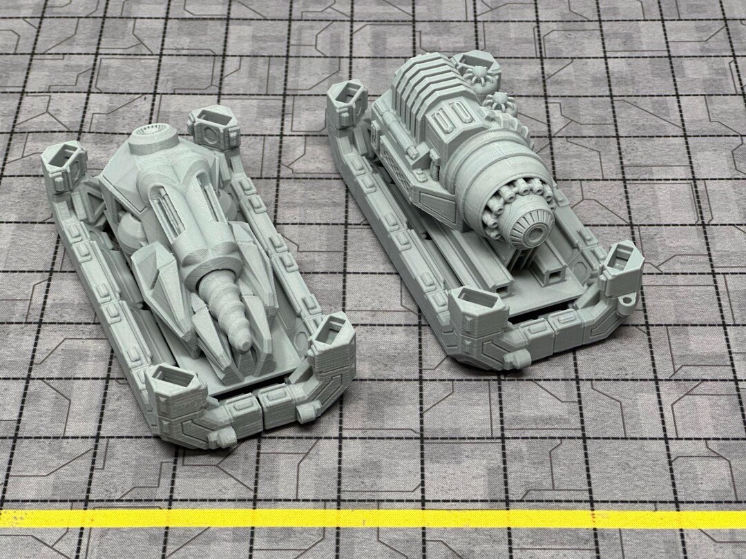 Dnd Rockets Dnd Missile Set in Open Crates Laser Ray Gun Legion Sci-fi Scatter ...