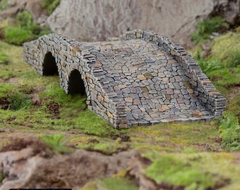 dnd Stone Arch Bridge Hagglethorn Hollow  Tabletop Scatter Farm Village Terrain RPG  D&D Dungeons and Dragons