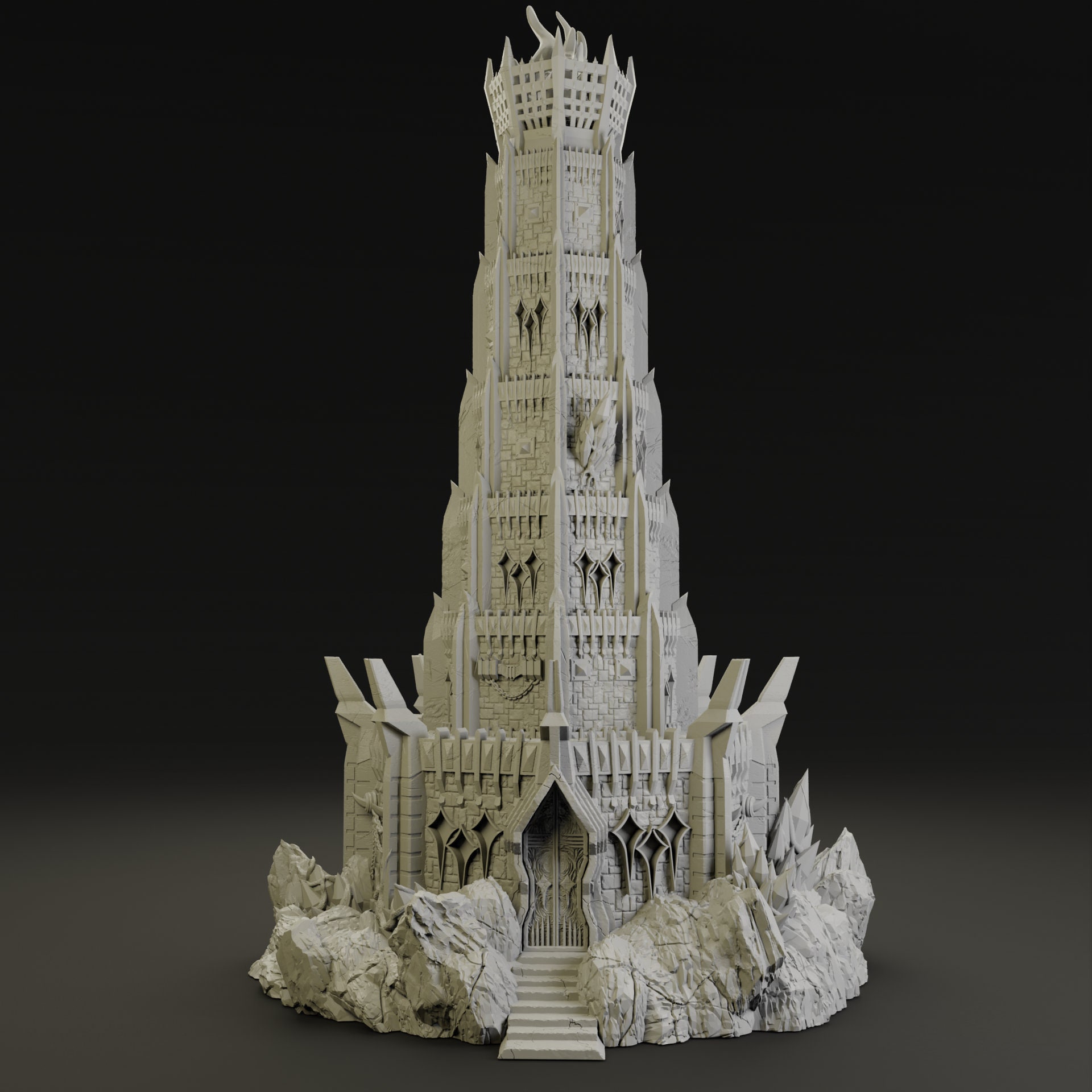 Tabletop Hellscape Dnd Dark Tower Necromancer Wizard Hellscape Scatter Village Tabletop ...