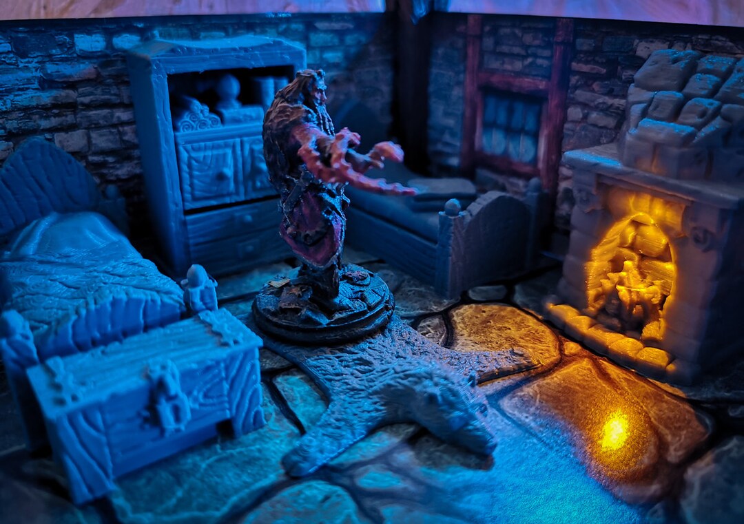 Dnd House Furniture Home Furnishings Beds City of Tarok Village Terrain Wargaming Games RPG