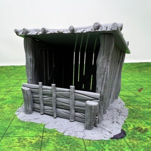 dnd Small Stable Barn For Horse or Other Farm Animals Storage Shed Tabletop Scatter Terrain RPG Pathfinder Dungeons and Dragons Games
