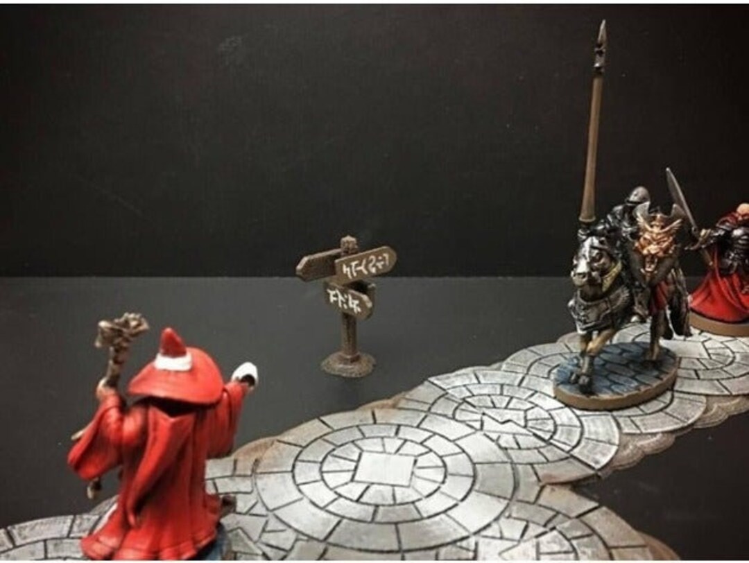 Dnd Roadside Signposts Sign SET 28mm Tabletop Scatter Village Terrain ...