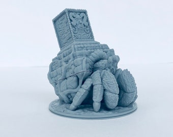 dnd Ruin Crawler Crab Meso American Ancient Temple Ruins Creature Animal Tabletop Terrain RPG Pathfinder D&D Dungeons and Dragons