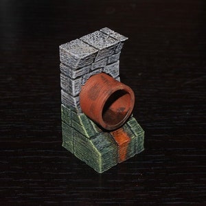 dnd Sewer Pipe Walls for Medieval Underground Sewer Tunnels Passageways Tabletop Scatter Terrain RPG D&D Dungeons and Dragons