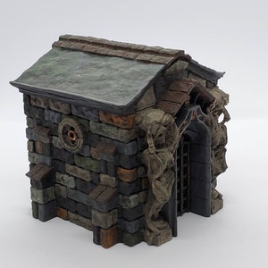 dnd Cemetery Mausoleum Burial Chamber Catacomb Graveyard Tomb Tabletop Scatter Terrain RPG Games D&D Dungeons and Dragons