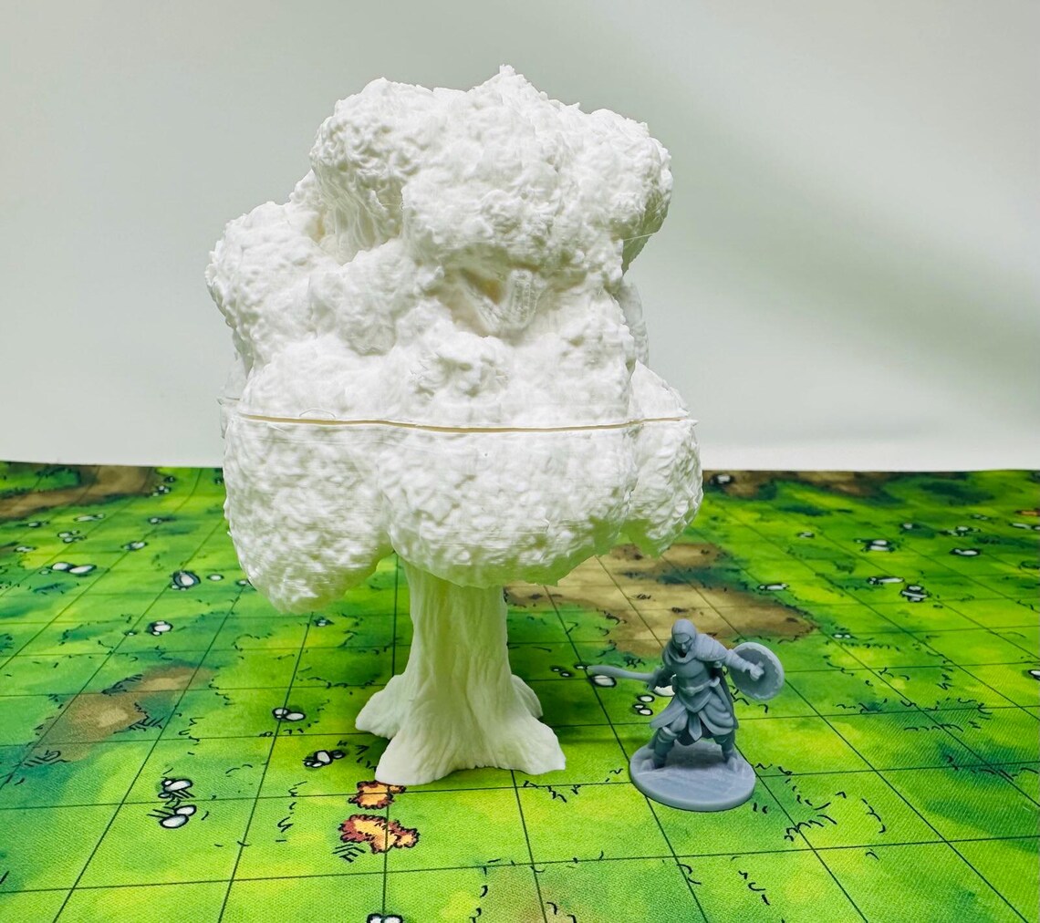 Dnd Large Size Oak Tree Miniature Forest Farm Village Scatter Terrain ...