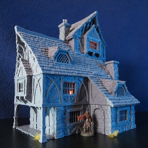 dnd Medieval House Home City of Tarok French Village Terrain Pathfinder RPG   D&D Dungeons and Dragons