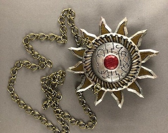 dnd Holy Symbol of Ravenkind Amulet Emblem Necklace NO CHAIN Curse of Strahd Prop Ravenloft High Priest Barovia DM Gift Dungeons and Dragons