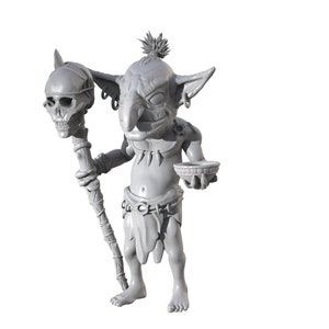 dnd Goblin Shaman Goblin Mines 28mm RESIN Miniature | Pathfinder | Dungeons and Dragons |  RPG