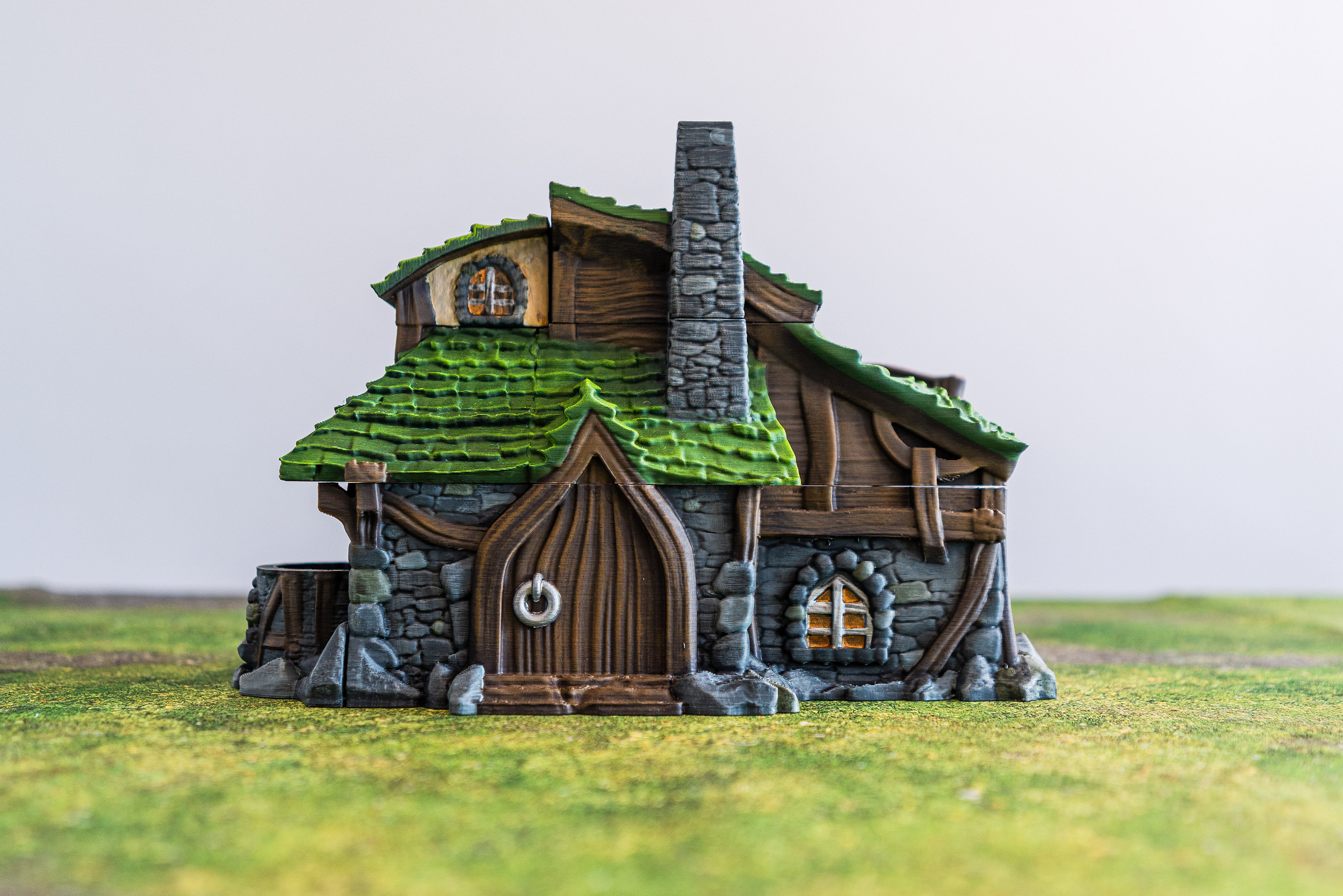dnd Pouri Mansion House Home Gnome Druid Fantasy Forest 28mm Scatter