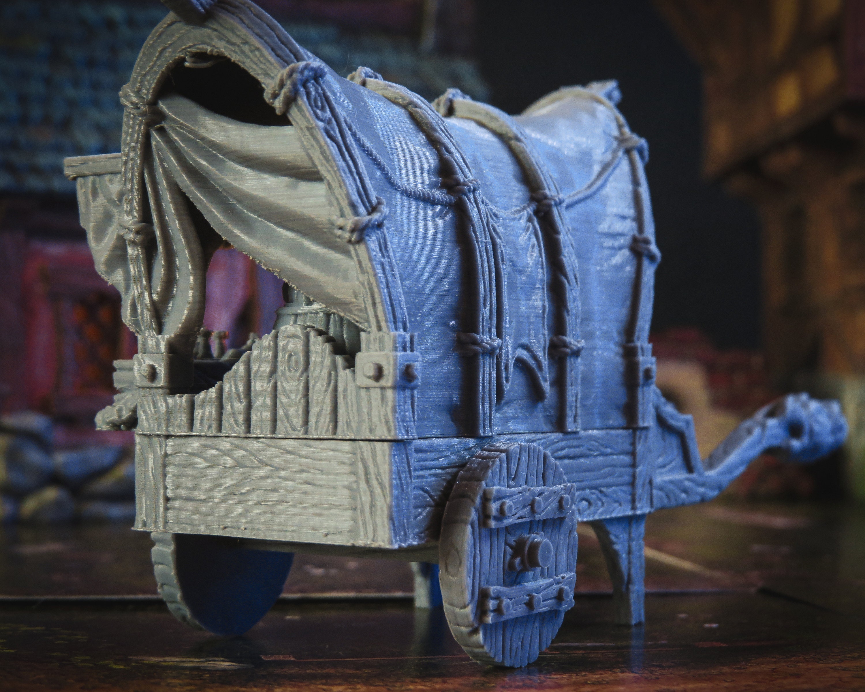 Dnd Traveling Merchant Wagon Peddler Cart Wagon City of Tarok Etsy Canada