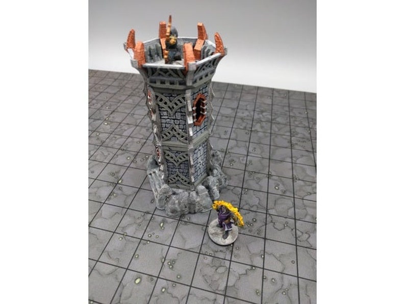 Hand-Painted Purple Crystal Formations – Underdark Terrain For Warhammer & D&D