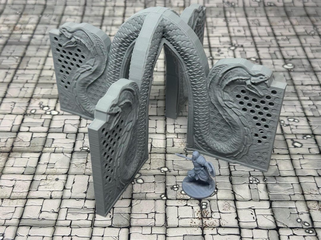 Snake Courtyard Dnd Snake Courtyard Sewer Underground Tunnels Ancient Stone Carvings ...