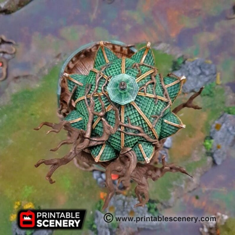 Dnd Elven Gloomwood Treehouse Warhammer Elf Tabletop Scatter Etsy