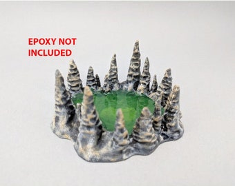 dnd  Stalagmite Underground Cavern Pool Cave - 28mm Tabletop Scatter Terrain RPG  D&D Pathfinder Dungeons and Dragons