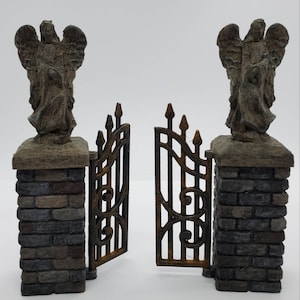 dnd Cemetery Graveyard Gates Tabletop Village Tabletop Scatter Terrain Wargaming Games RPG D&D Dungeons and Dragons