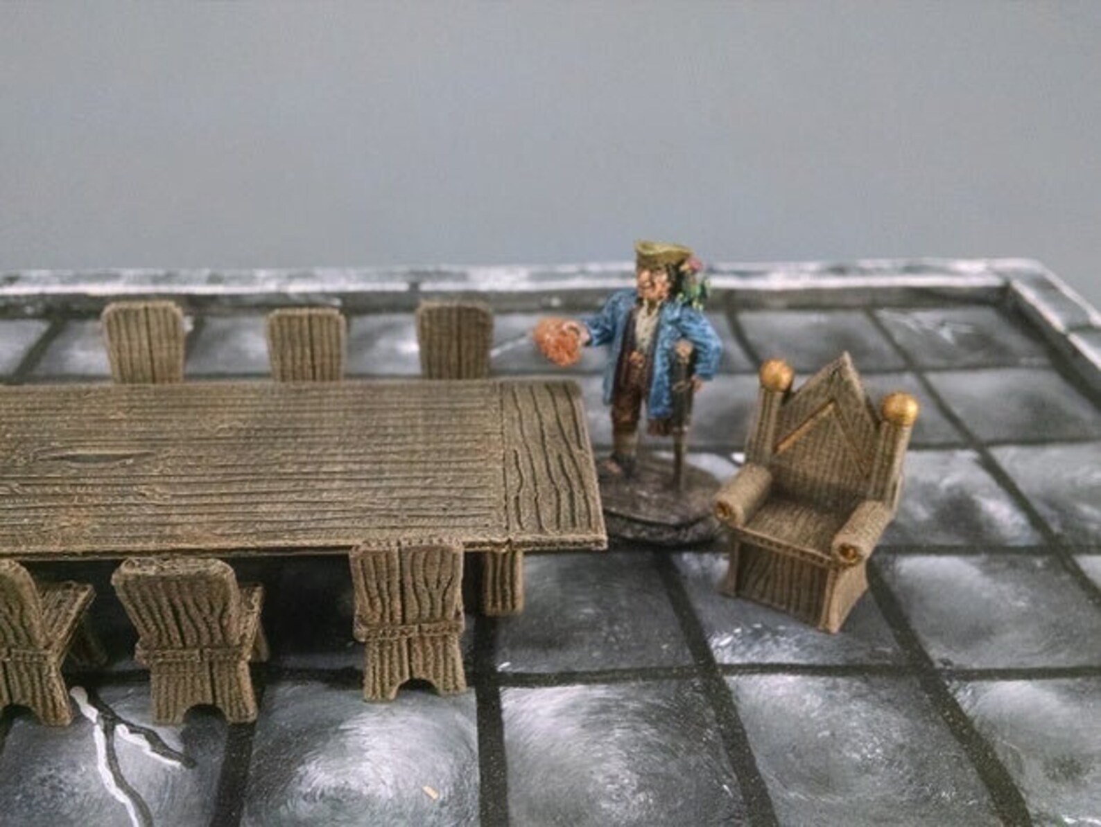 Dnd Lord's Banquet Table Chairs 28mm Tabletop Miniature Etsy