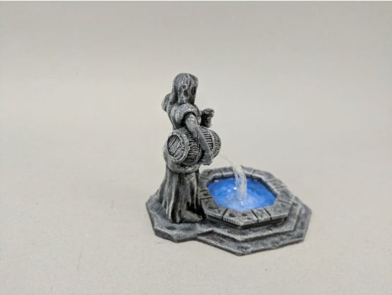 dnd Fountain of the Alewife Tabletop Terrain Miniature RPG Warhammer D/&D Dungeons and Dragons
