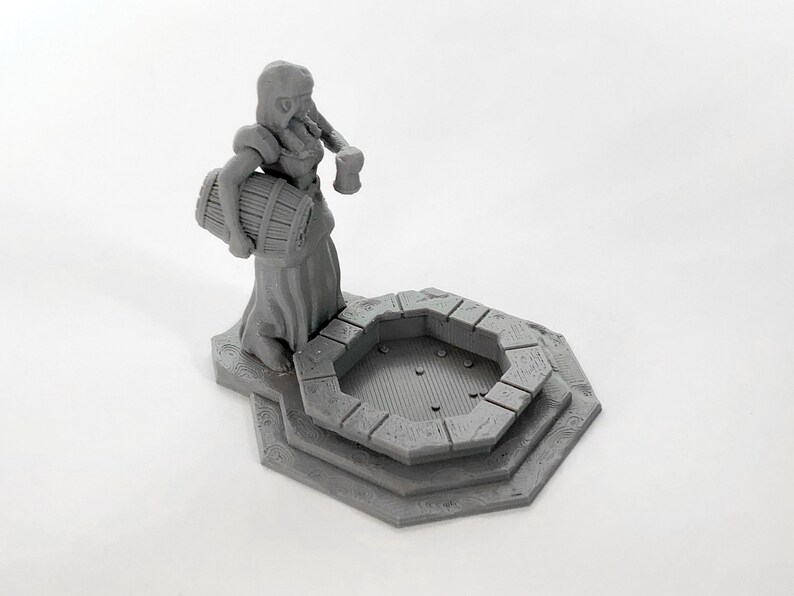 Dnd Fountain of the Alewife Tabletop Terrain Miniature RPG Etsy