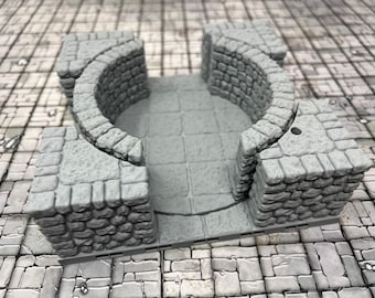 dnd Rotating Room Dungeon Castle Trap Magical Scatter Terrain Wargaming Games RPG Pathfinder D&D Dungeons and Dragons