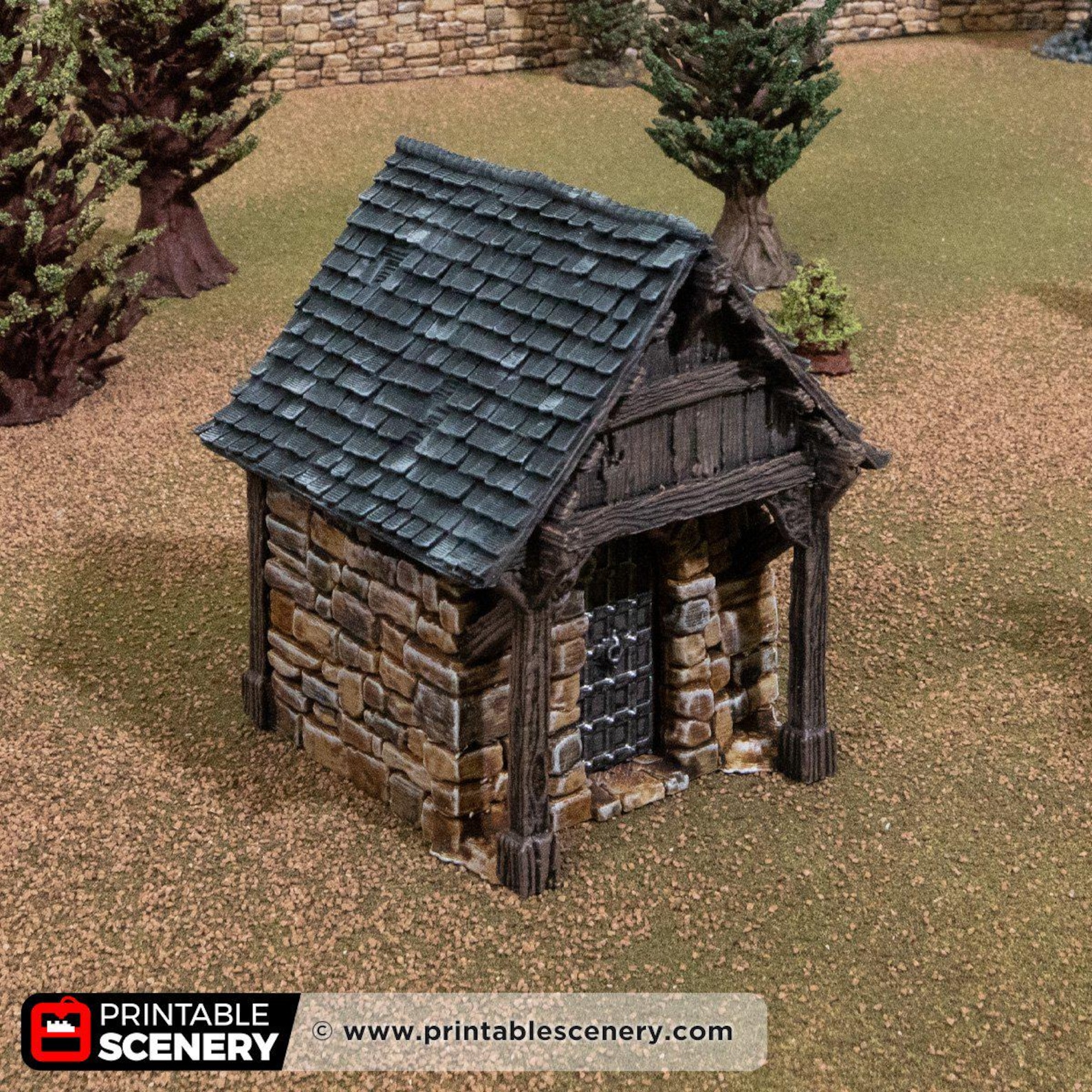 Dnd Outside Vault Scriptorium Manuscript Records Vault Medieval Village ...