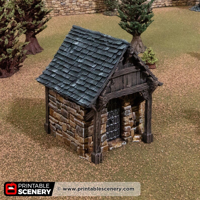 Dnd Outside Vault Scriptorium Manuscript Records Vault Medieval Village ...