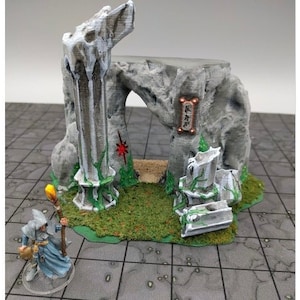 dnd Cavern Cave Entrance OpenForge Tabletop Terrain Miniature RPG Tabletop Terrain D&D Dungeons and Dragons Pathfinder