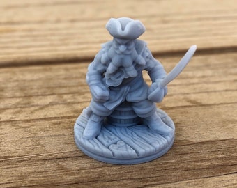 dnd Dwarf on Barrel 28mm RESIN Miniature d and d miniatures RPG Dungeons and Dragons Games | 28mm Miniature Resin